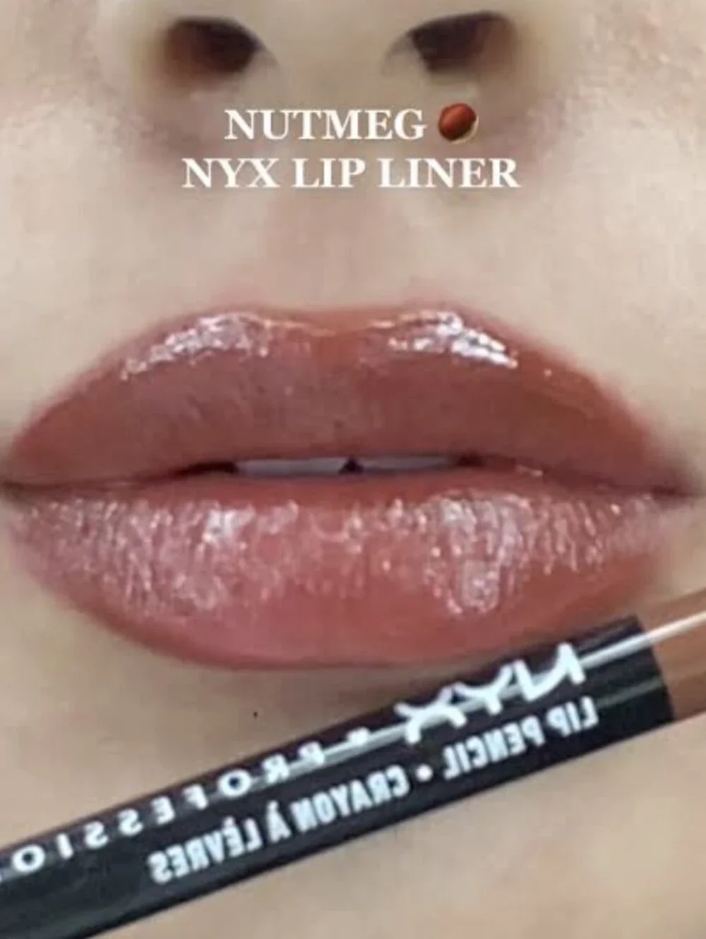 🧚‍♀️NUTMEG NYX Cosmetics Slim Lip Liner NWT